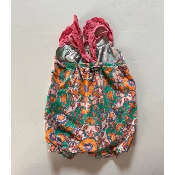 Matilda Jane Floral Sleeveless Romper 12-18 Months - Picture 3 of 6